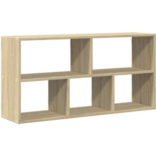 Wall Shelf Sonoma Oak 100x25x50 cm Engineered Wood Vidaxl