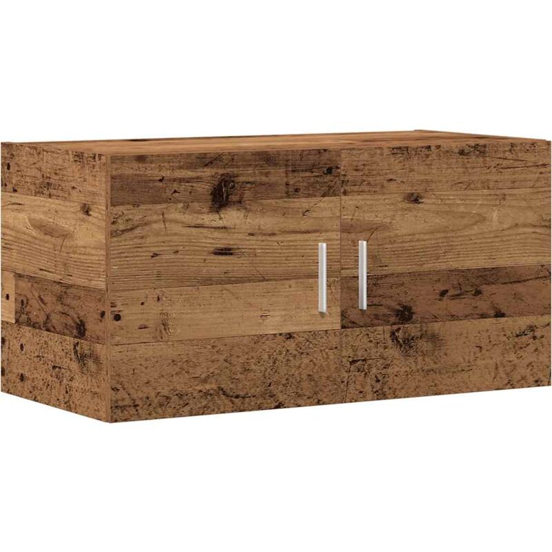 Wall Cabinet Old Wood 80x39x40 cm Engineered Wood Vidaxl