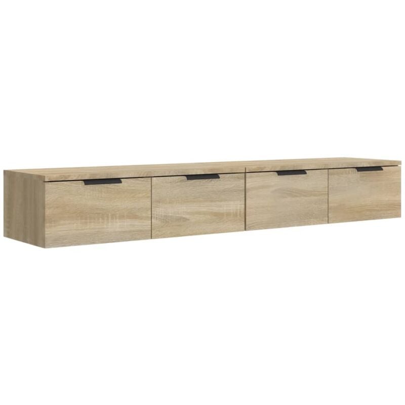 Wall Cabinets 2 pcs Sonoma Oak 68x30x20 cm Engineered Wood vidaXL