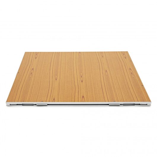 1m x 1m Portable Dance Floor Tile by Gear4music Wood Finish