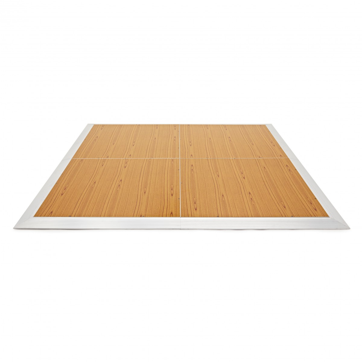 2m x 2m Portable Dance Floor by Gear4music Wood Finish