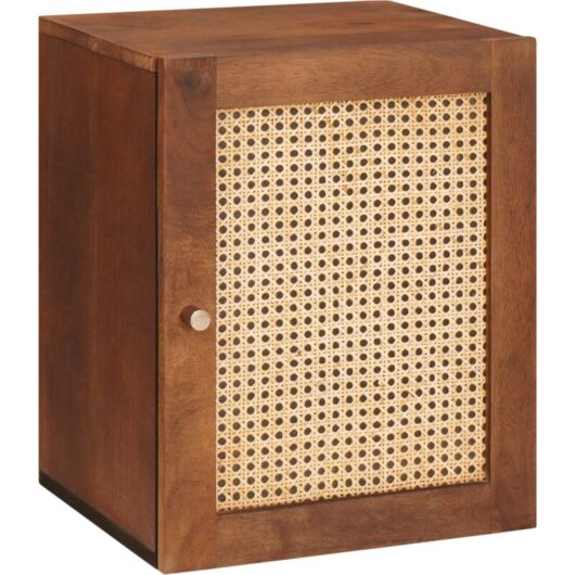 Bathroom Cabinet with Shelf Wall-mounted with Storage with Door Brown 38 x 33.5 x 48 cm vidaXL