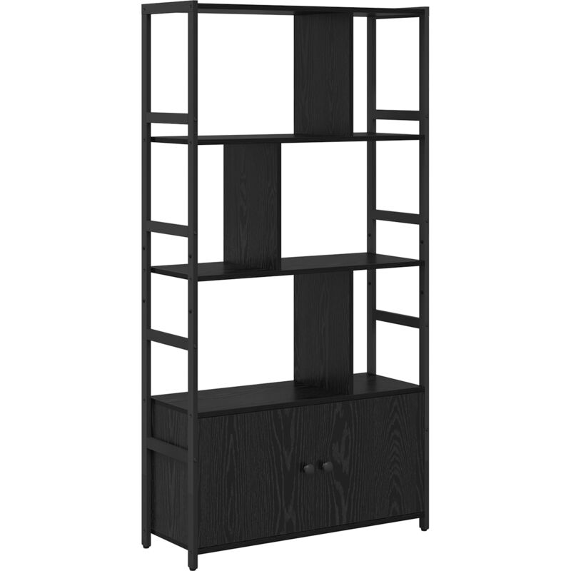 Bookshelf Black oak 80 x 30 x 155.5 cm Engineered wood vidaXL