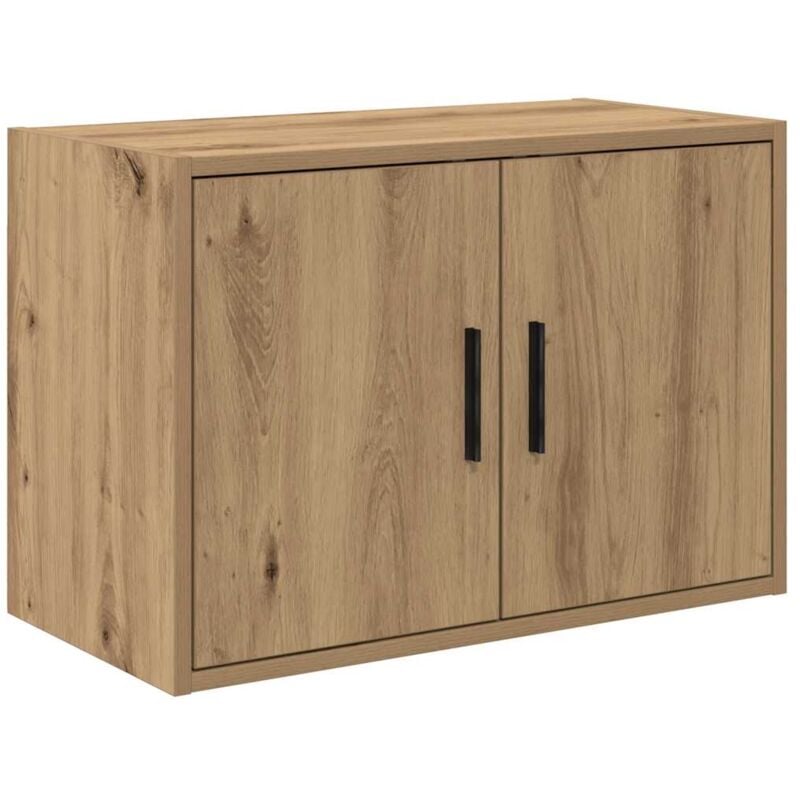 Garage Wall Cabinet Artisan Oak Engineered Wood vidaXL