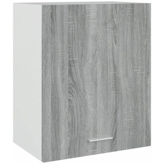 Hanging Cabinet Lyon Grey Sonoma 50x31x60 cm Engineered Wood vidaXL