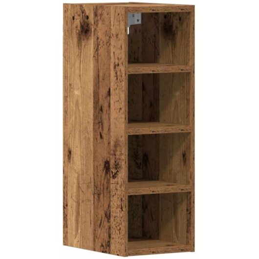 Hanging Cabinet Riga Old Wood 20x29.5x60 cm Engineered Wood vidaXL