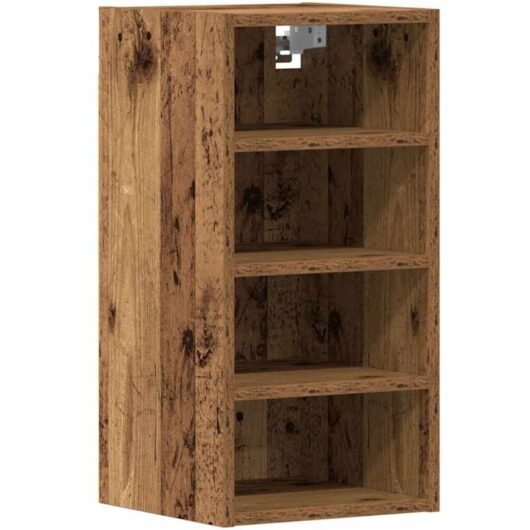 Hanging Cabinet Riga Old Wood 30x29.5x60 cm Engineered Wood vidaXL