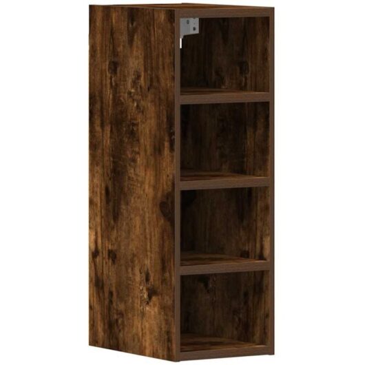 Hanging Cabinet Riga Smoked Oak 20x29.5x60 cm Engineered Wood vidaXL