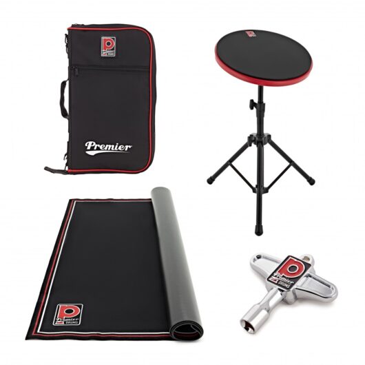 Premier 5pc Tour Accessory Pack incl. 12" Pad & Small Drum Mat