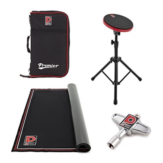Premier 5pc Tour Accessory Pack incl. 8" Pad & Large Drum Mat