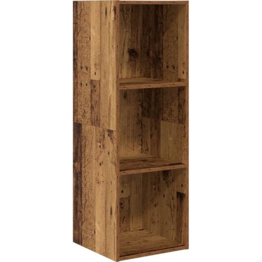 TV Cabinet with Shelf Old wood 37 x 37 x 107 cm Engineered wood vidaXL