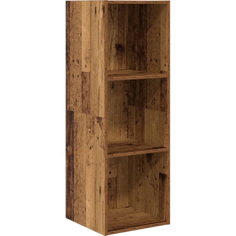 TV Cabinet with Shelf Old wood 37 x 37 x 107 cm Engineered wood vidaXL