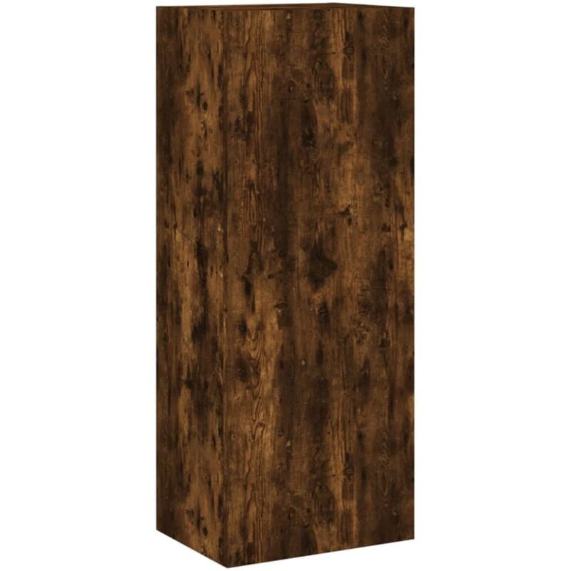TV Wall Cabinet Smoked Oak 40.5x30x102 cm Engineered Wood vidaXL