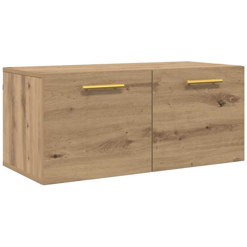 Wall Cabinet Artisan oak 80 x 36.5 x 35 cm Engineered wood vidaXL
