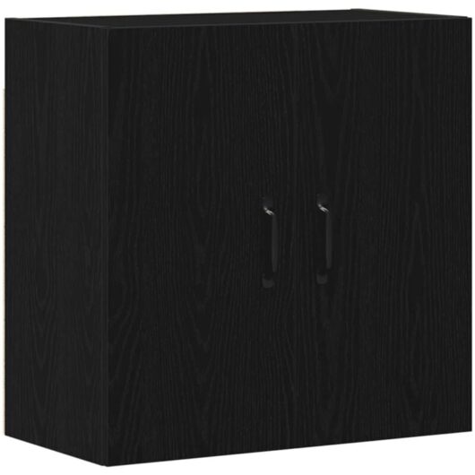 Wall Cabinet Black Oak 60x31x60 cm Engineered Wood vidaXL