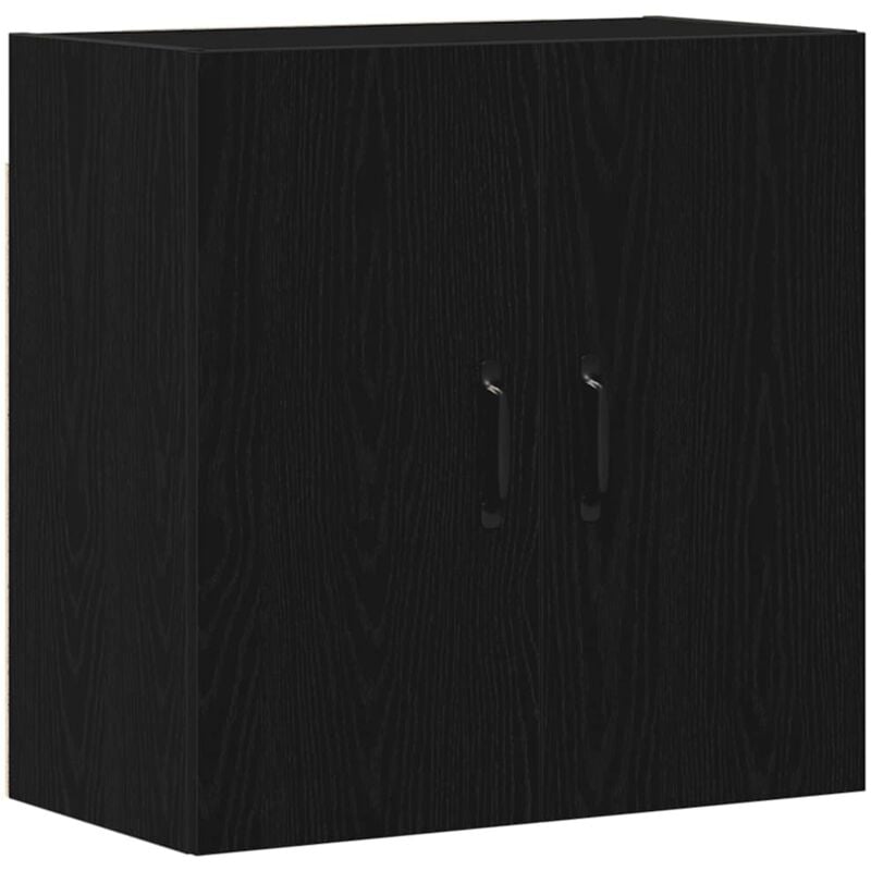 Wall Cabinet Black Oak 60x31x60 cm Engineered Wood vidaXL