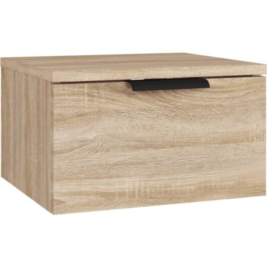 Wall-mounted Bedside Cabinet Sonoma Oak 34x30x20 cm vidaXL