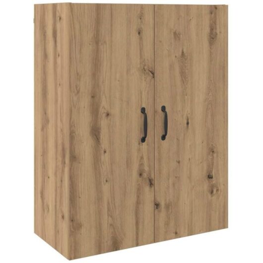 Hanging cabinet Artisan oak 69.5 x 34 x 90 cm Engineered wood vidaXL