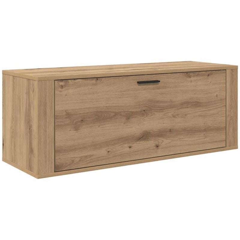 Shoe Cabinet Artisan oak 100 x 35 x 38 cm Engineered wood vidaXL