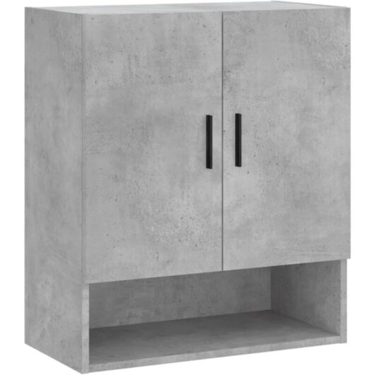 Vidaxl - Wall Cabinet Concrete Grey 60x31x70 cm Engineered Wood