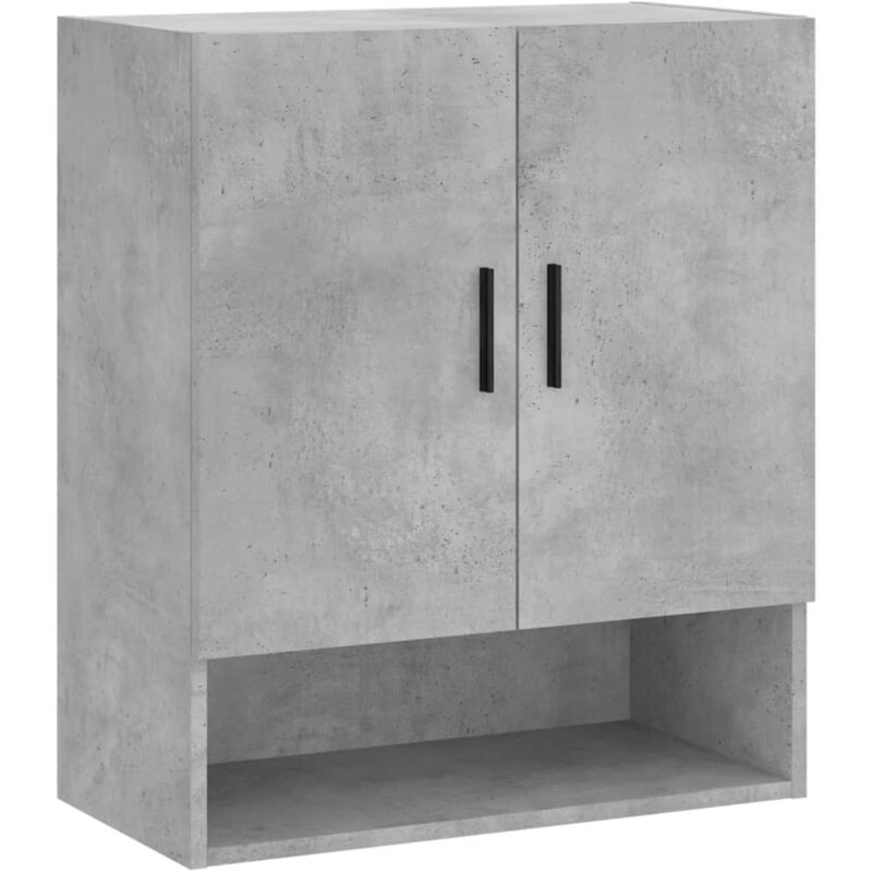 Vidaxl - Wall Cabinet Concrete Grey 60x31x70 cm Engineered Wood