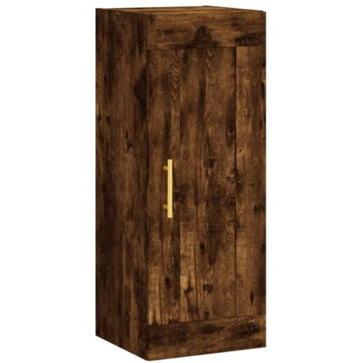 Vidaxl - Wall Mounted Cabinet Smoked Oak 34.5x34x90 cm Engineered Wood