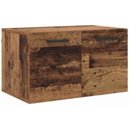 Wall Cabinet Old wood 60 x 36.5 x 35 cm Engineered wood vidaXL