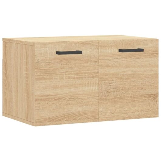 Wall Cabinet Sonoma Oak 60x36.5x35 cm Engineered Wood Vidaxl