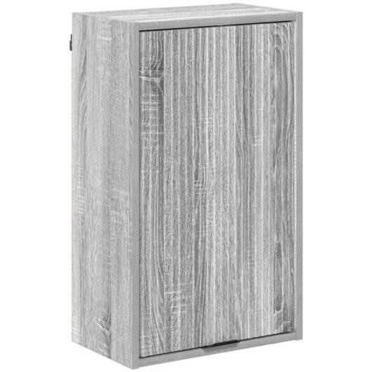 Bathroom Cabinet Grey sonoma 39 x 23.5 x 65 cm Engineered wood vidaXL