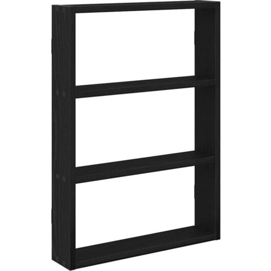 Wall Shelf Black 43x9x60 cm Engineered Wood vidaXL