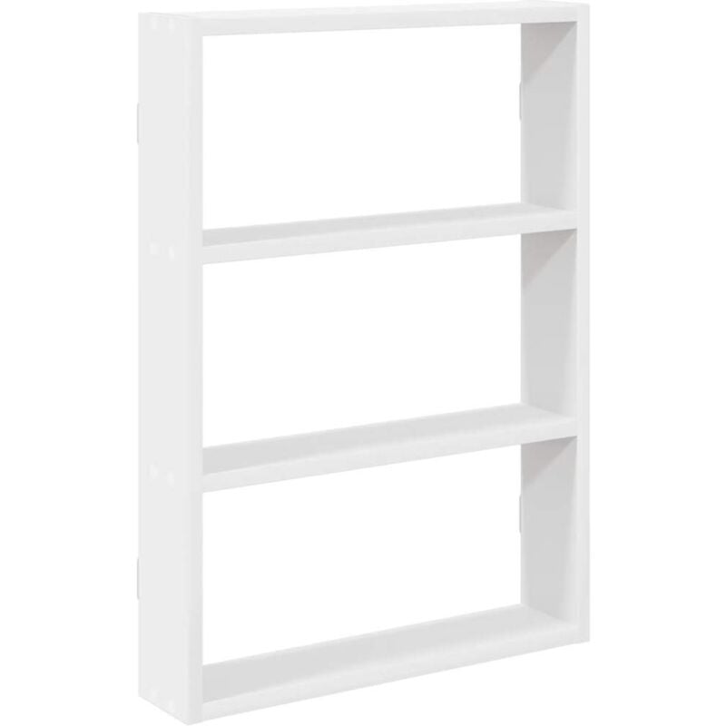 Wall Shelf White 43x9x60 cm Engineered Wood vidaXL