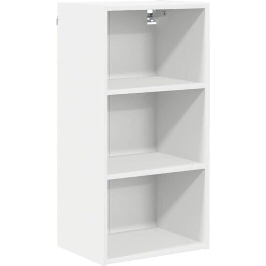 Hanging Cabinet Riga White 40 x 29.5 x 80 cm Engineered Wood vidaXL