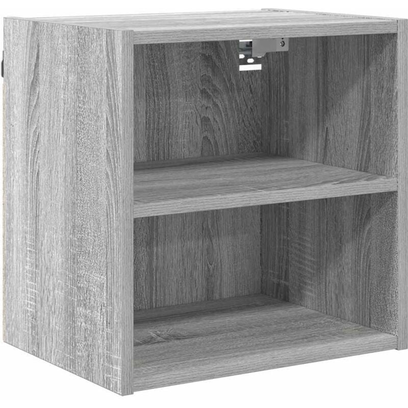 Hanging Cabinet with Shelf Riga Grey Sonoma 40 x 29.5 x 40 cm vidaXL