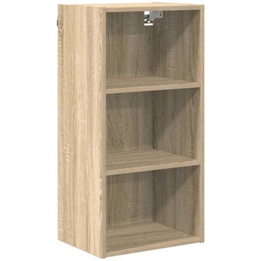 Hanging Cabinet with Shelf Riga Sonoma Oak 40 x 29.5 x 80 cm vidaXL