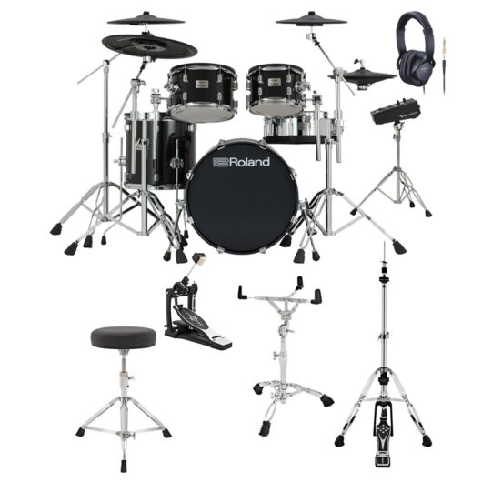 Roland VAD516 V-Drums Acoustic Design Electronic Drum Kit with Accessory Pack