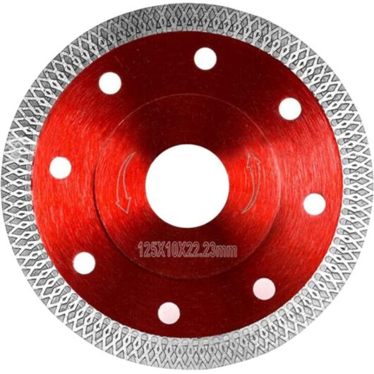 Ccykxa - 125 Tile, Fine Dry Cutting Diamond Disc, Diamond Cutting Disc Circular Saw Blade for Granite Ceramic Marble Tiles Limestone Wood (125mm)