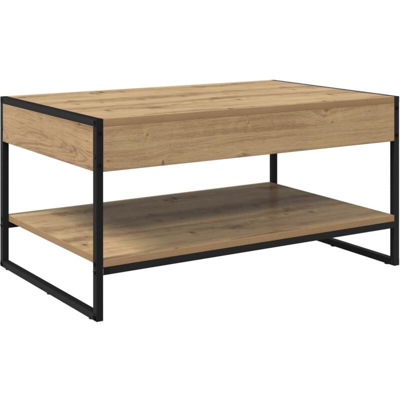 Coffee Table Artisian Oak 80 x 50 x 40 cm Engineered Wood vidaXL