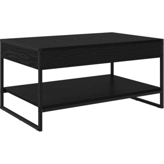 Coffee Table Black Oak 80 x 50 x 40 cm Engineered Wood vidaXL