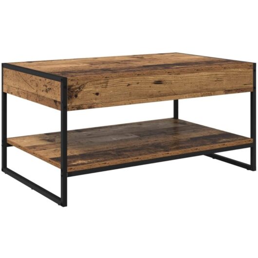 Coffee Table Old Wood 80 x 50 x 40 cm Engineered Wood vidaXL