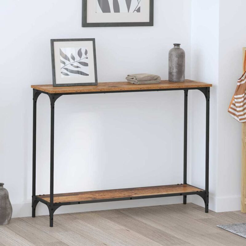 Console Table Old wood 101 x 30.5 x 75 cm Engineered wood vidaXL