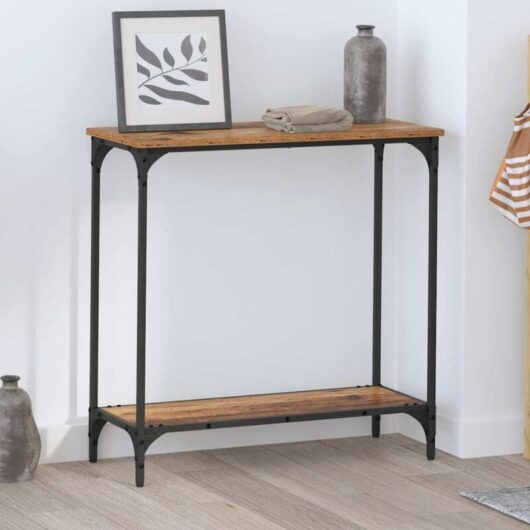 Console Table Old wood 75 x 30.5 x 75 cm Engineered wood vidaXL