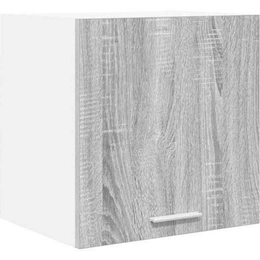 Hanging Cabinet Riga Grey Sonoma and White 40 x 31 x 40 cm vidaXL