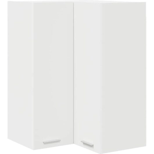 Hanging Cabinet Riga White 57 x 57 x 80 cm Engineered Wood vidaXL