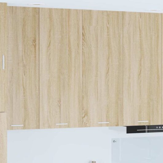 Hanging Cabinet with Shelf Riga Sonoma Oak 80 x 31 x 100 cm vidaXL