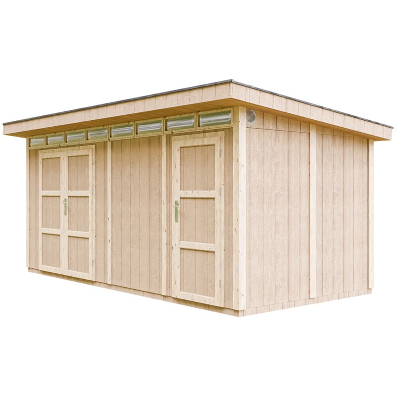Lp® SmartSide® panel shed - A237 x 279 x 530 cm / 11.5 m2 - Sheds and Outdoor Storage - Wooden garden storage shed - Garage for motorcycles with