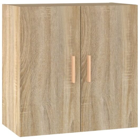 Wall Cabinet Sonoma Oak 60x30x60 cm Engineered Wood vidaXL