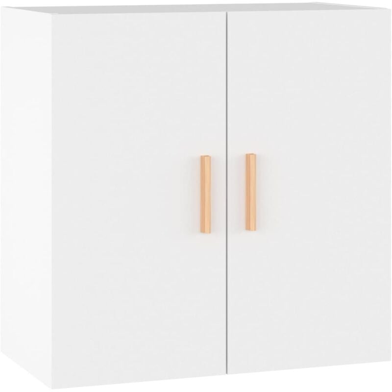 Wall Cabinet White 60x30x60 cm Engineered Wood Vidaxl