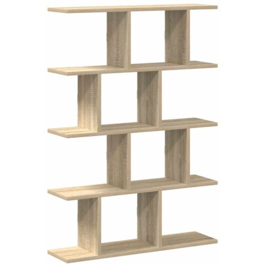 Wall Cube Shelf 12 Compartments Sonoma Oak Engineered Wood vidaXL