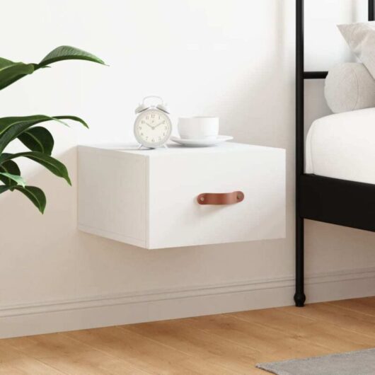 Wall-mounted Bedside Cabinet White 35x35x20 cm Vidaxl