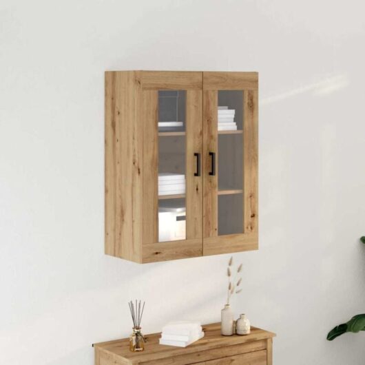 Wall-mounted Cabinet Wall-mounted Artisan oak 69.5 x 34 x 90 cm Vidaxl